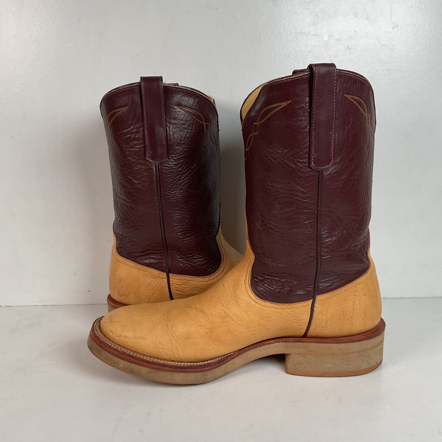 Anderson Bean Crepe Roper Boots 9.5 D USA Made