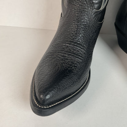 Vintage Nocona Bullhide Cowboy Boots | USA Made | Black | Men’s 8.5 D