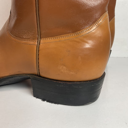 Vintage 1960s Justin Cowboy Boots 11.5 D Hand Lasted Old Fort Worth Label