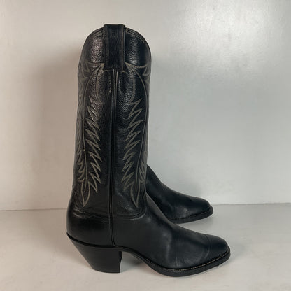 Vintage Justin Pig Skin Cowboy Boots | Wild Boar | USA Made | Men’s 7 D