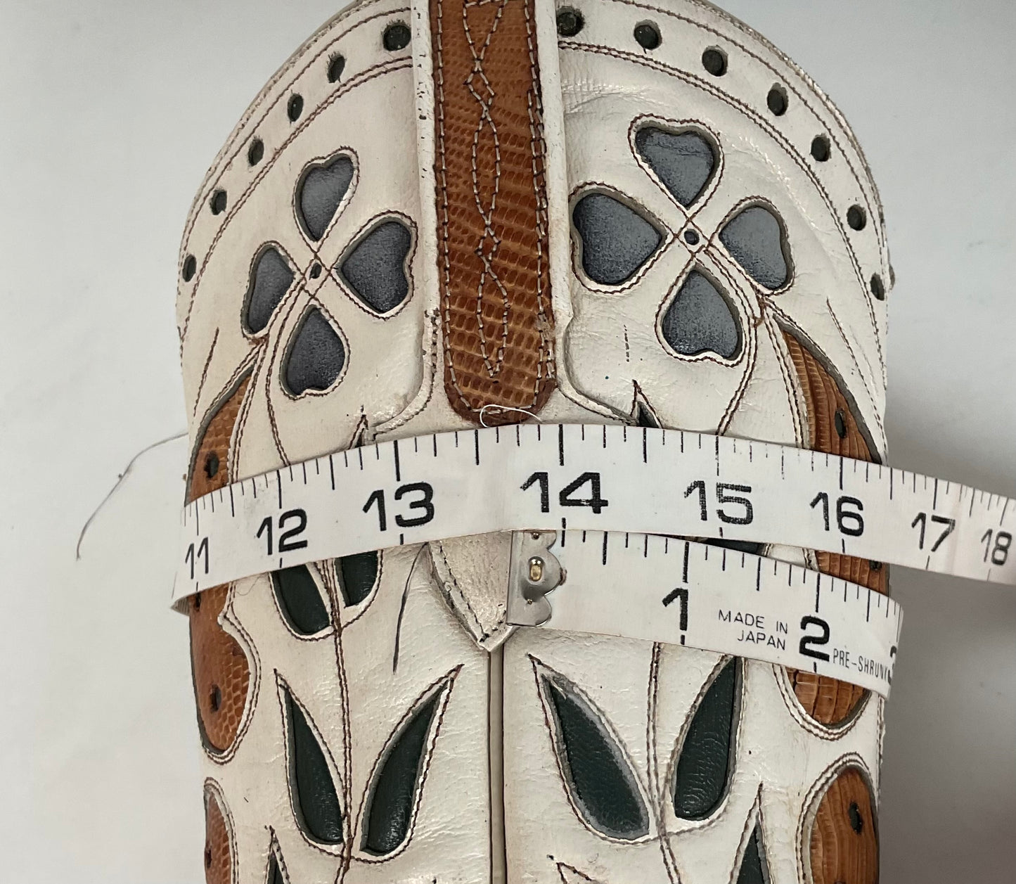 Vintage Cuadra Butterfly Cowgirl Boots | Teju Lizard | Tooled Inlays | Women’s 8