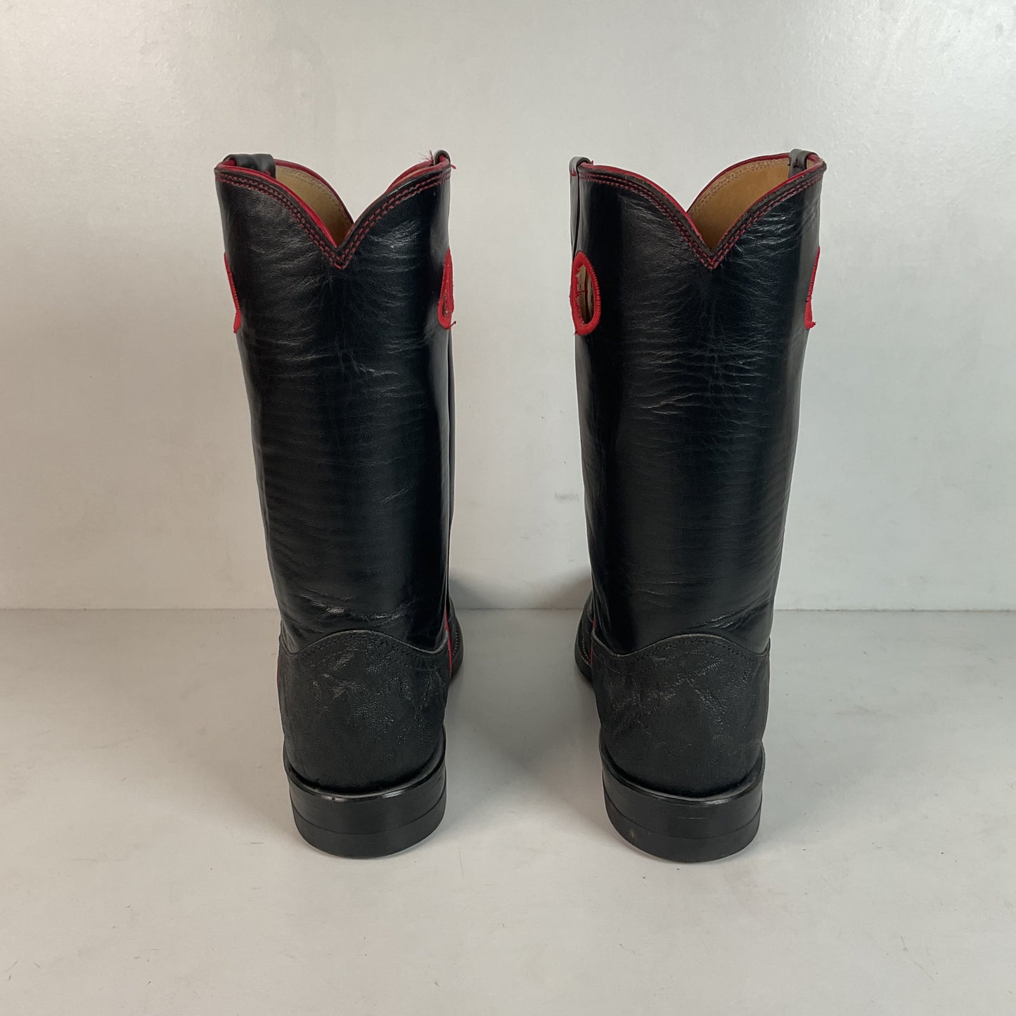 Justin Faux Elephant Print Buckaroo Cowboy Boots Men’s 6.5 D | Women’s 7.5 Punchy Roper USA