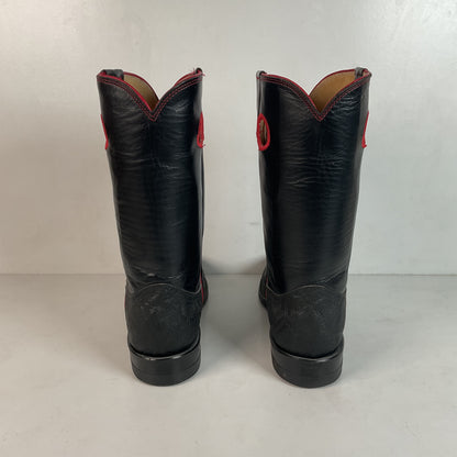 Justin Faux Elephant Print Buckaroo Cowboy Boots Men’s 6.5 D | Women’s 7.5 Punchy Roper USA