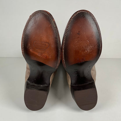Vintage Nocona Cowgirl Boots | Marbled Grey | Men’s 6 | Women’s 7