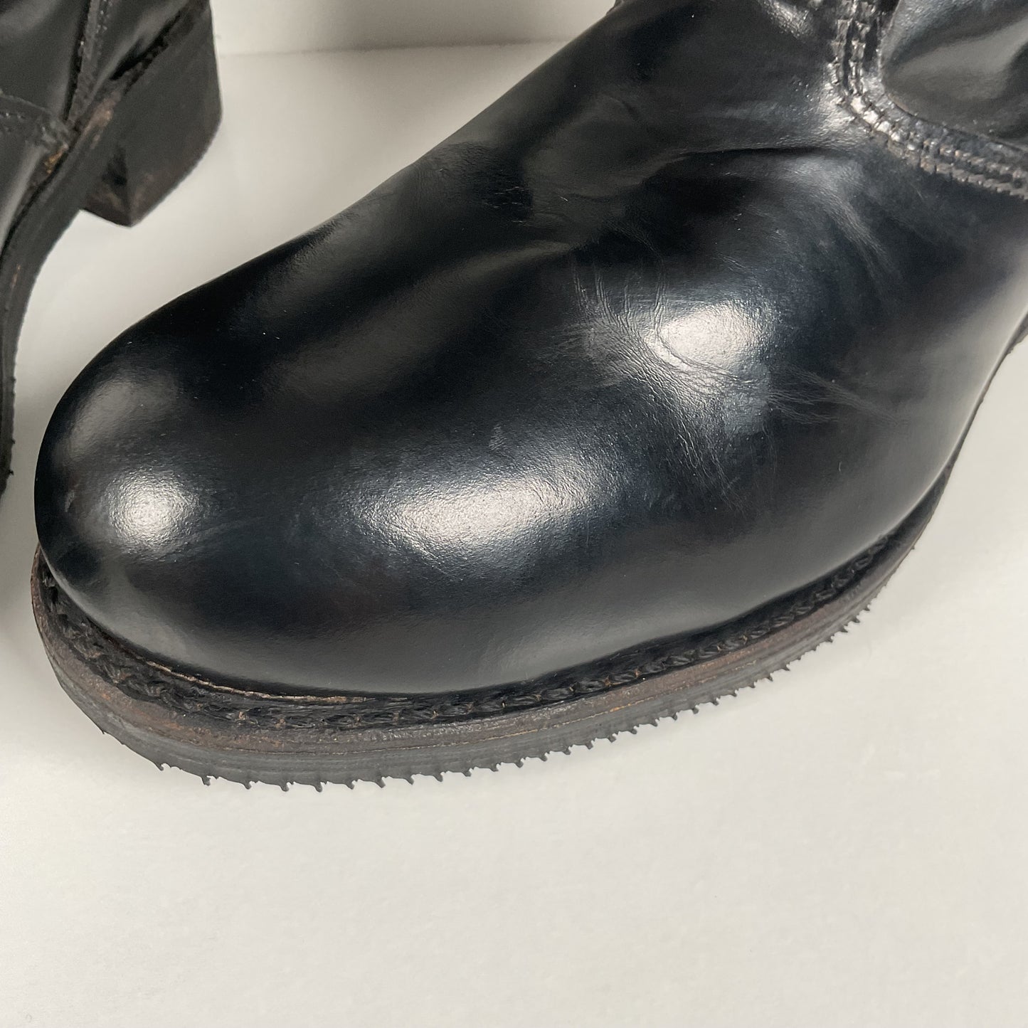 Vintage Harley Davidson Tall Patrol Boots | Glossy | Engineer | Men’s 11