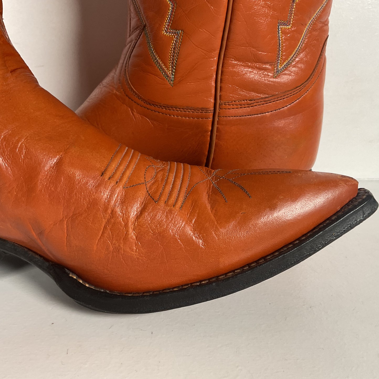 Vintage Tony Lama Cowboy Boots | X Toe | 1950s | Men’s 7.5 D