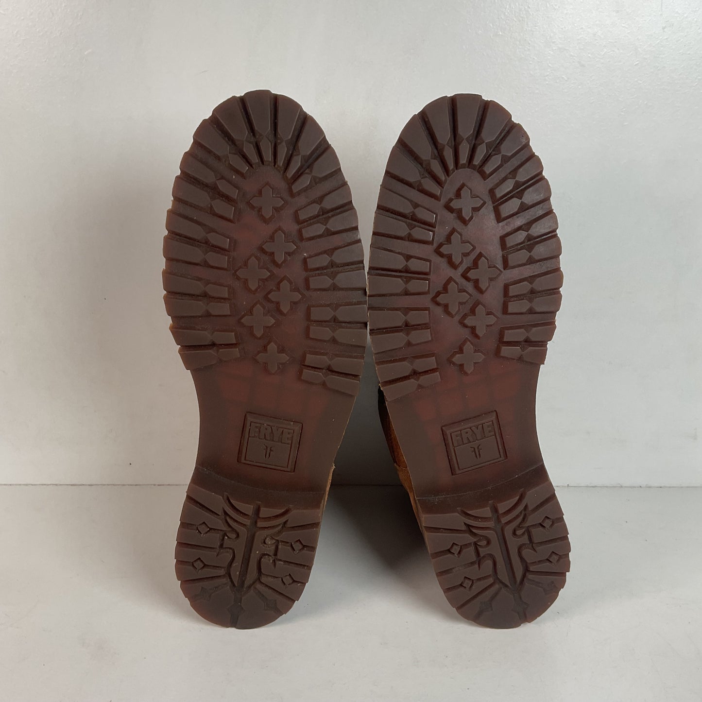 Frye Will Suede Lug Boots 11 M USA Made Rough Out