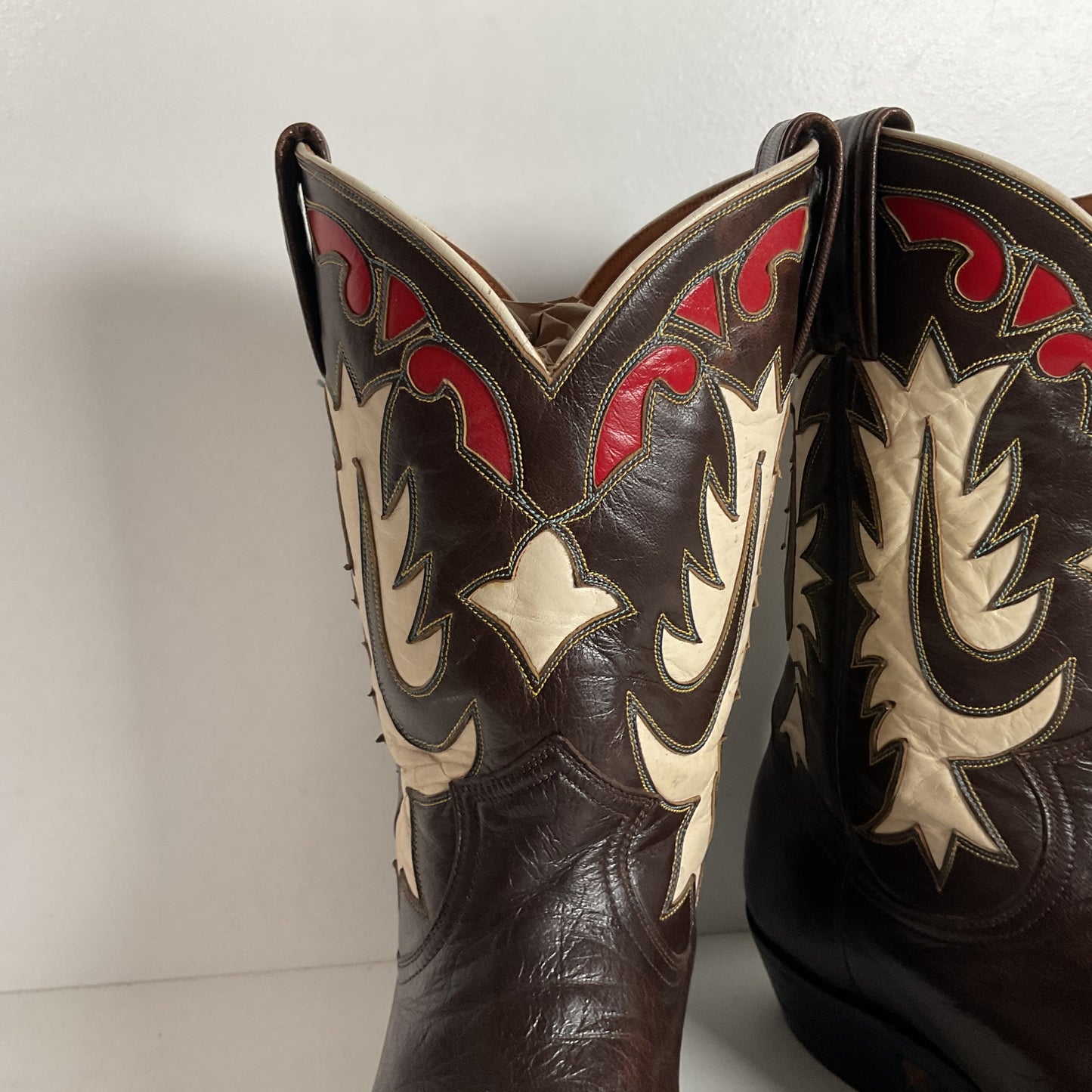 Vintage Justin Pee Wee Cowboy Boots | 1960s | Fort Worth Label | Men’s 9 C