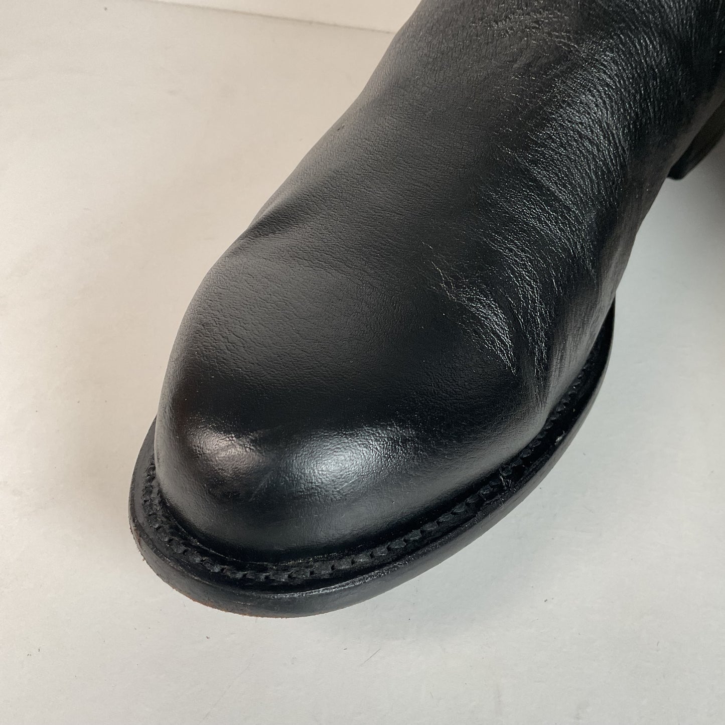 Lucchese Majestic Black Roper Boots 14 EE