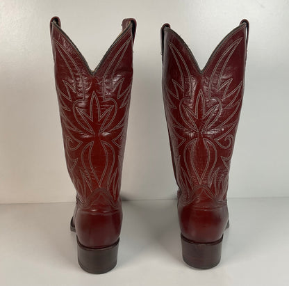 Vintage Dan Post Cowboy Boots | 1970s | Brown | Men’s 7 D