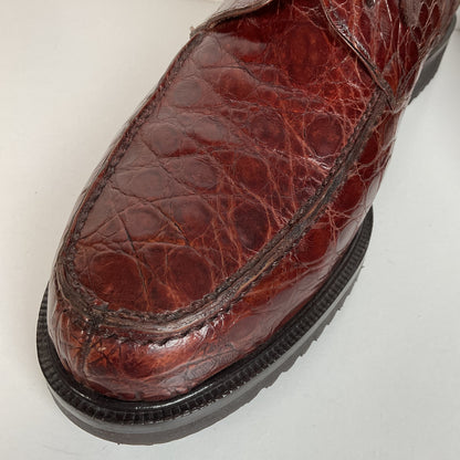 Mezlan Full Crocodile Derby Shoes | Salzburg | Exotic | Men’s 10.5