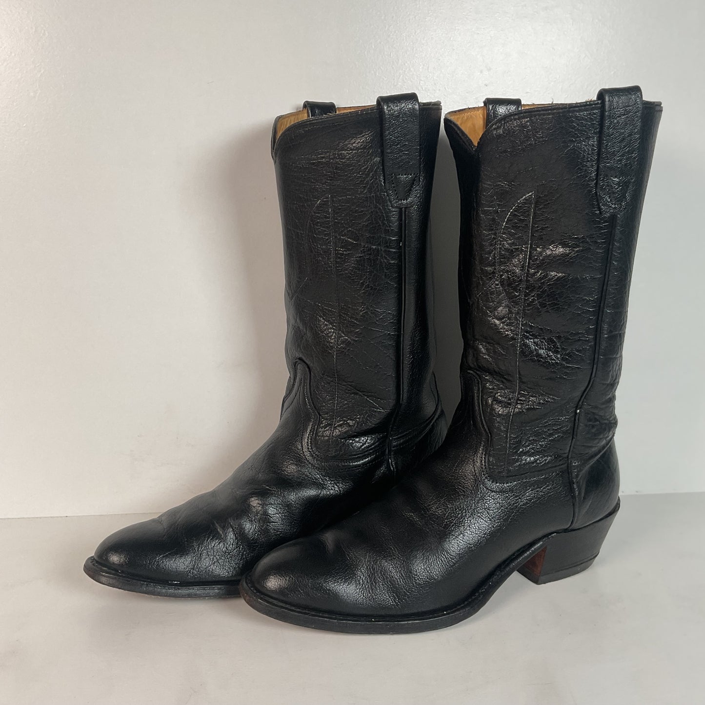 Vintage Wrangler Water Buffalo Cowboy Boots | 1960s-1970s | USA Made | 9.5 D