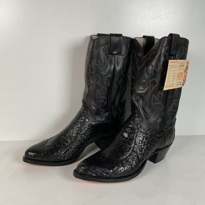 Vintage Olathe Sea Bass Cowboy Boots | Exotic | USA Made | 13 EE