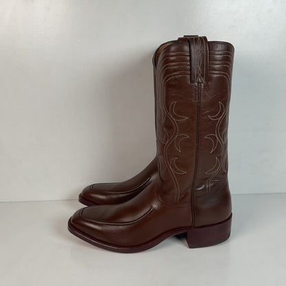 Vintage 1970s Dan Post Cowboy Boots 9 D French Toe
