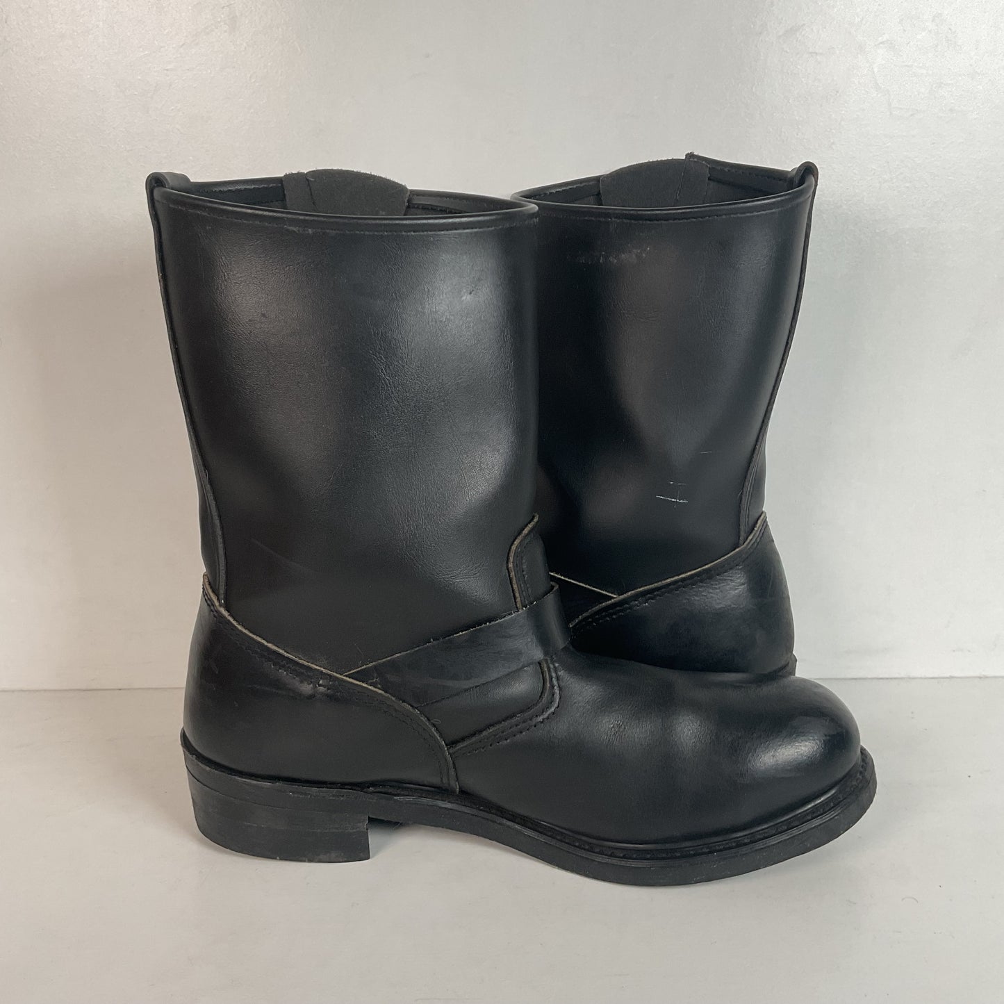Vintage Brahma Steel Toe Engineer Boots 10.5 USA Made