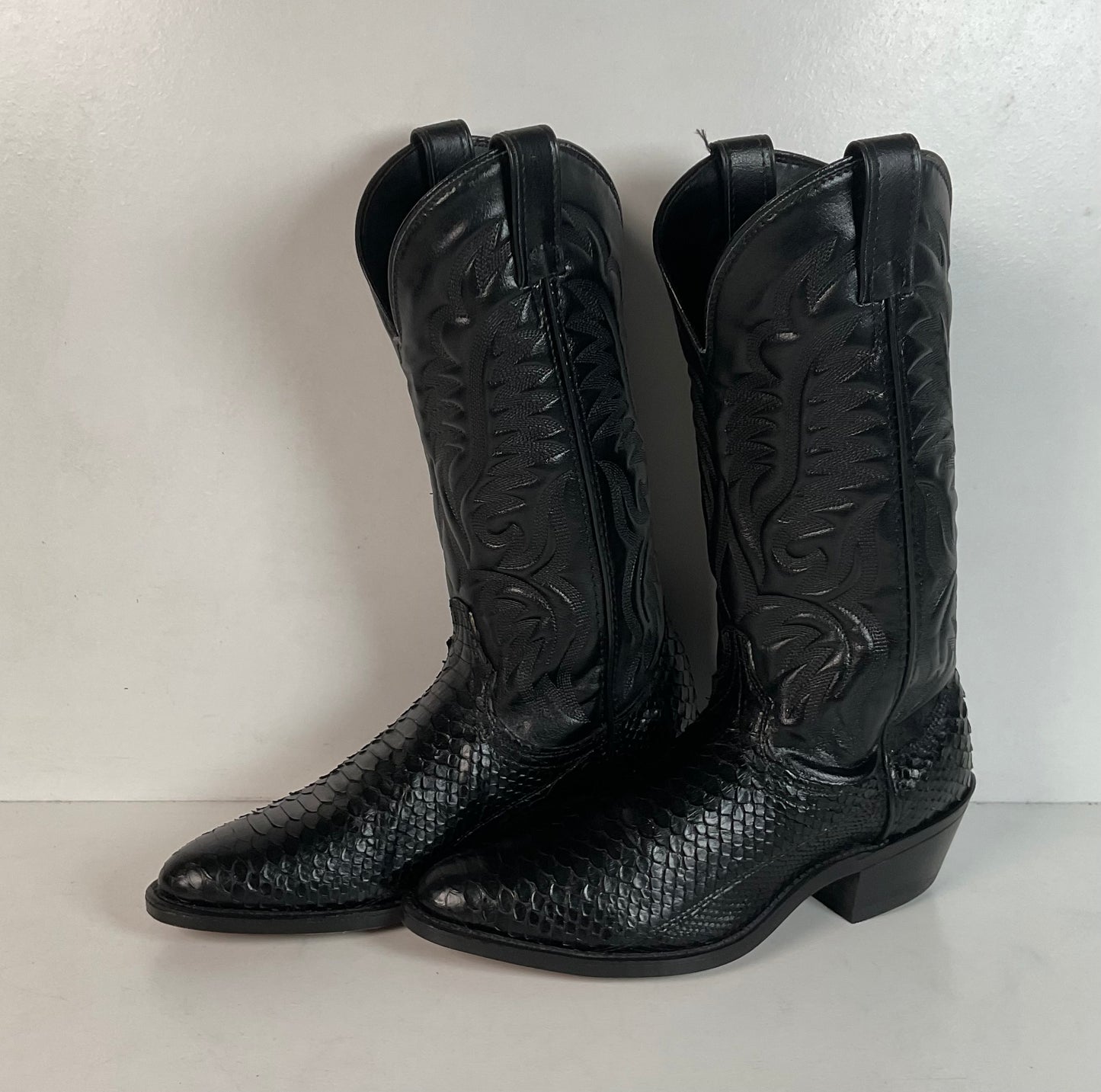 Vintage Laredo Python Snakeskin Cowboy Boots | Men’s 7.5 | Women’s 8.5