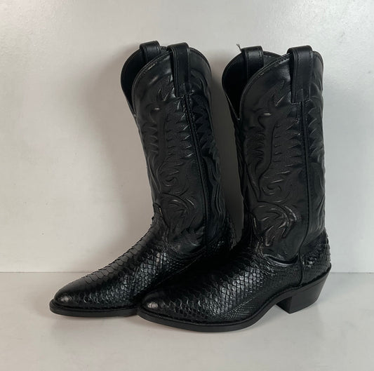 Vintage Laredo Python Snakeskin Cowboy Boots | Men’s 7.5 | Women’s 8.5