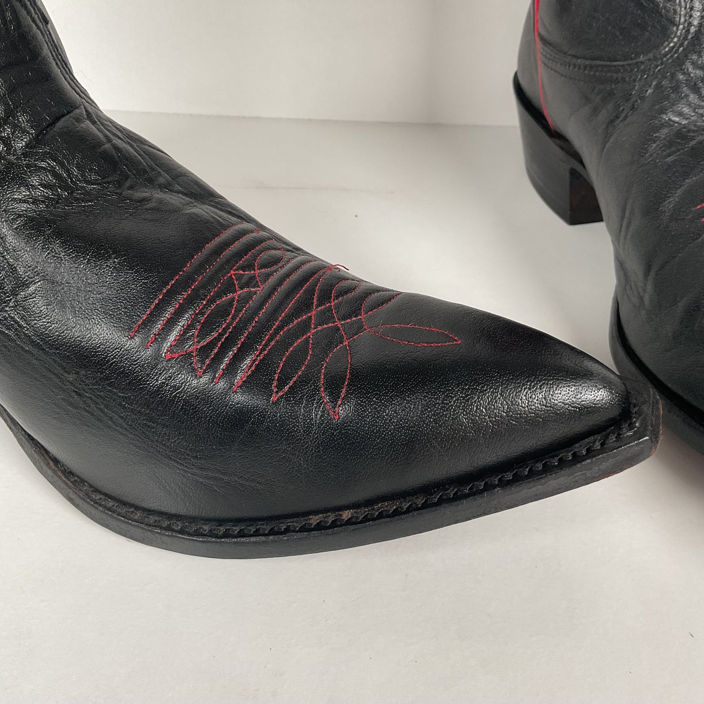 Vintage Nocona Cowboy Boots | Tooled Inlays | USA Made | Men’s 9 C
