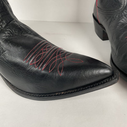 Vintage Nocona Cowboy Boots | Tooled Inlays | USA Made | Men’s 9 C