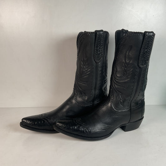 Stallion Custom Alligator Wingtip Cowboy Boots 13.5 Buck Lace Triad