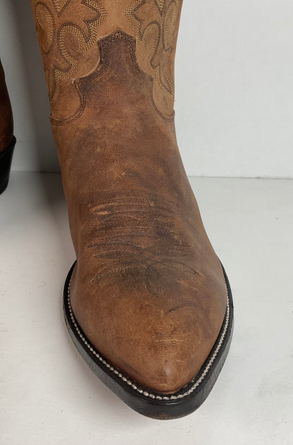 Vintage Justin Bay Apache Cowboy Boots 12 EE USA Made