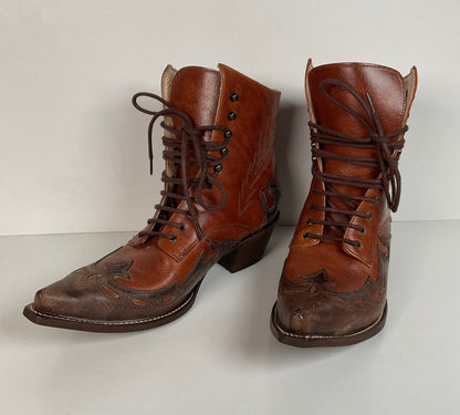 Corral’s Circle G Western Boots | Lace Up Packer | Men’s 9.5 EE