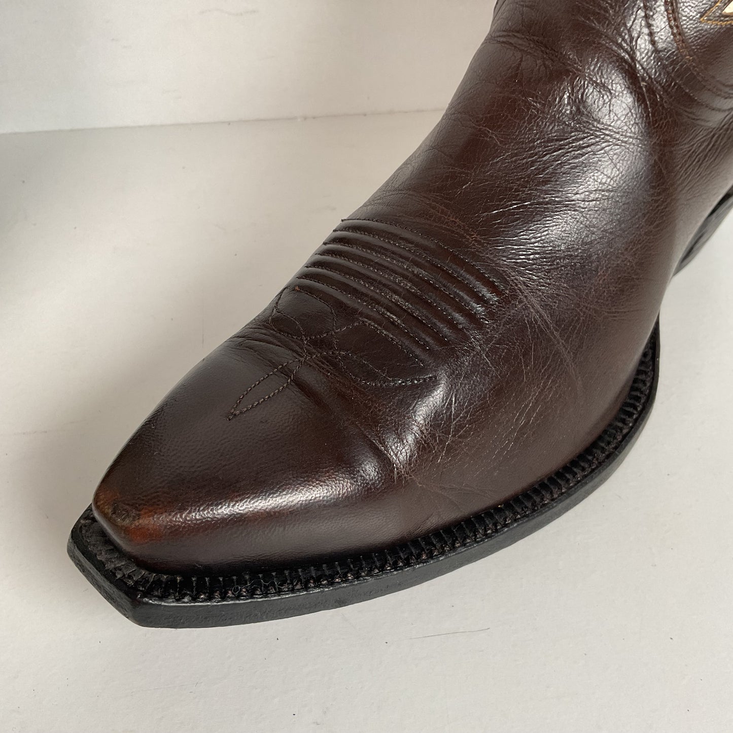 Vintage Justin Pee Wee Cowboy Boots | 1960s | Fort Worth Label | Men’s 9 C