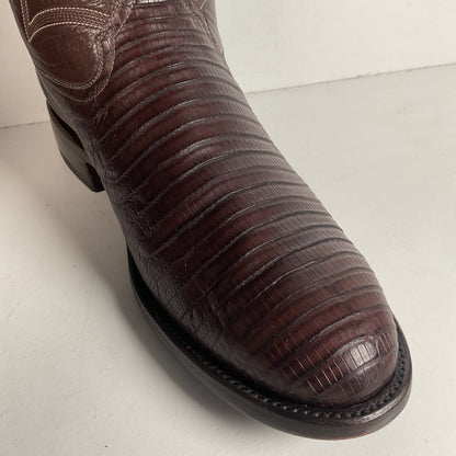 Caboots Lizard Roper Boots 9 E Champion Attitude Custom