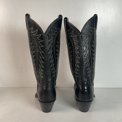 Vintage Justin Pig Skin Cowboy Boots | Wild Boar | USA Made | Men’s 7 D