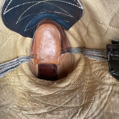 Vintage Tony Lama Cowgirl Boots | Lizard Tip | Gold Label | 5.5 B | Women’s 6.5