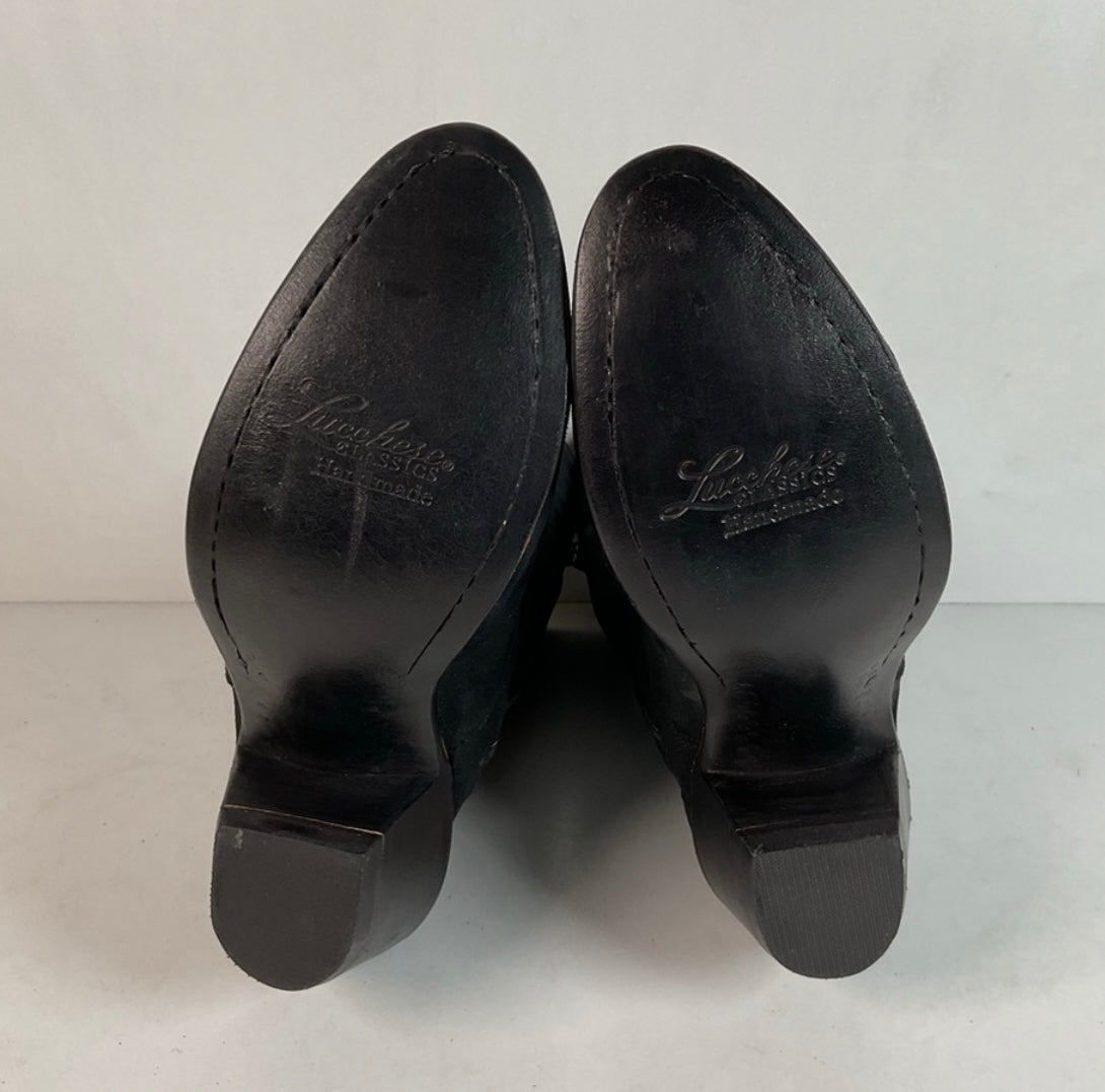 Lucchese Classics Handmade | Prototype Sock Booties | Nubuck Suede | Women’s 8 B